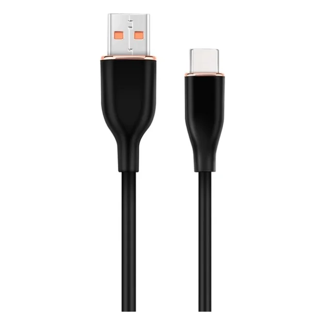 Дата кабель USB 2.0 AM to Type-C 1.5m 2.1A Cablexpert (CC-USB2S-AMCM-1.5M-BK)