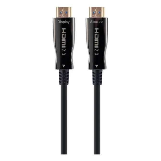 Кабель мультимедійний HDMI to HDMI 80.0m AOC V2.0 4K 60Hz Cablexpert (CCBP-HDMI-AOC-80M-02)