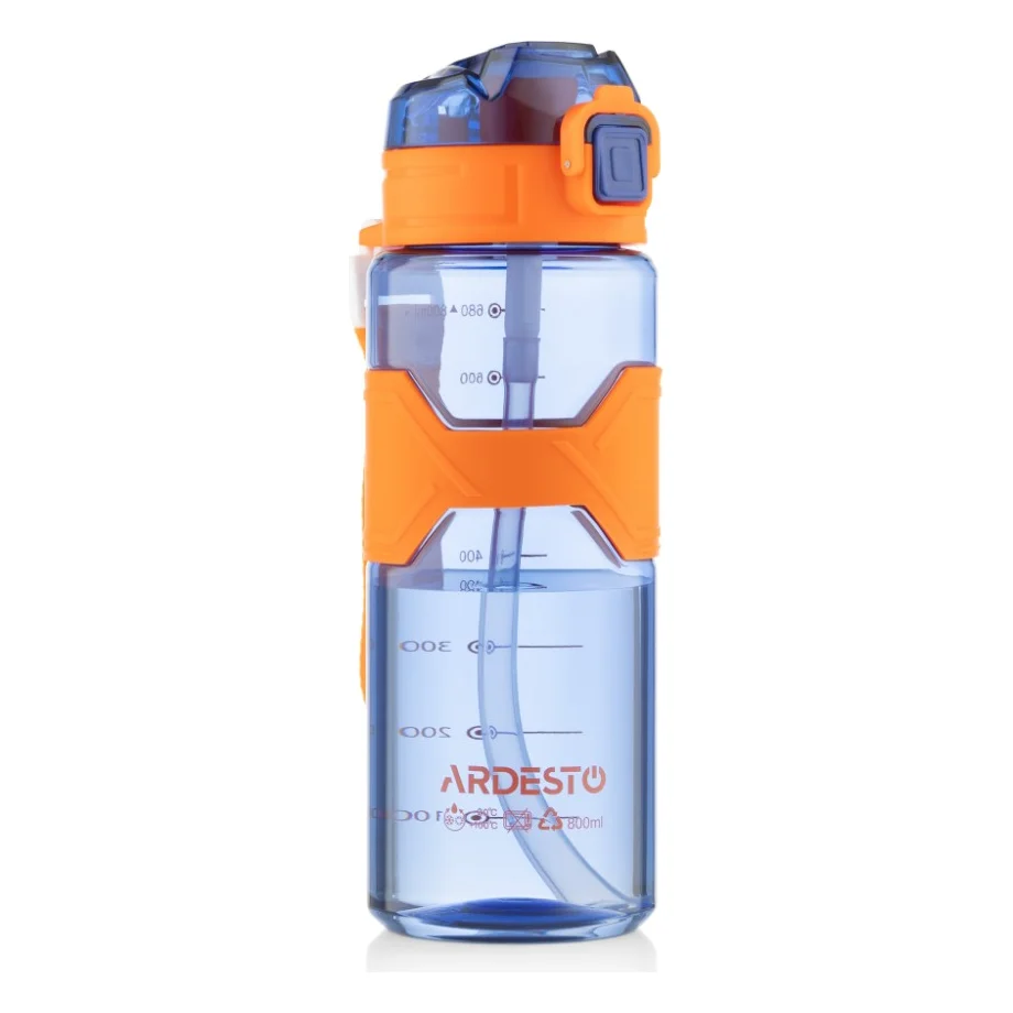 Пляшка для води Ardesto Fitness 800мл синій (AR2280ED)