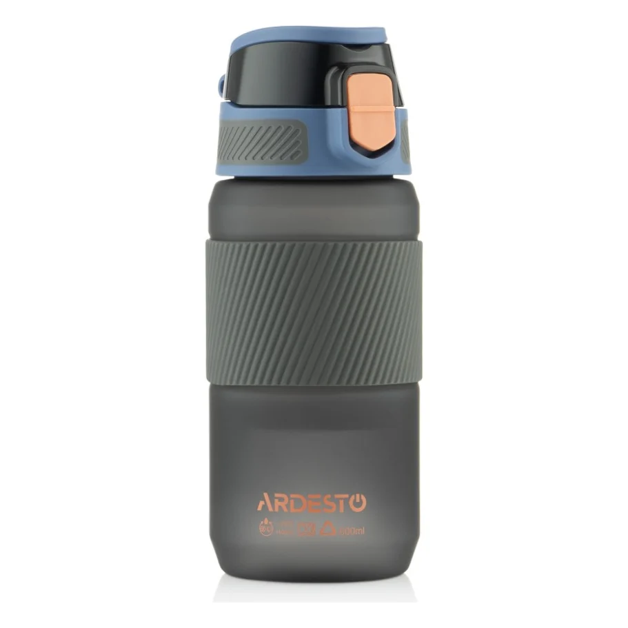 Пляшка для води Ardesto Spring 600мл чорний (AR2260SB)