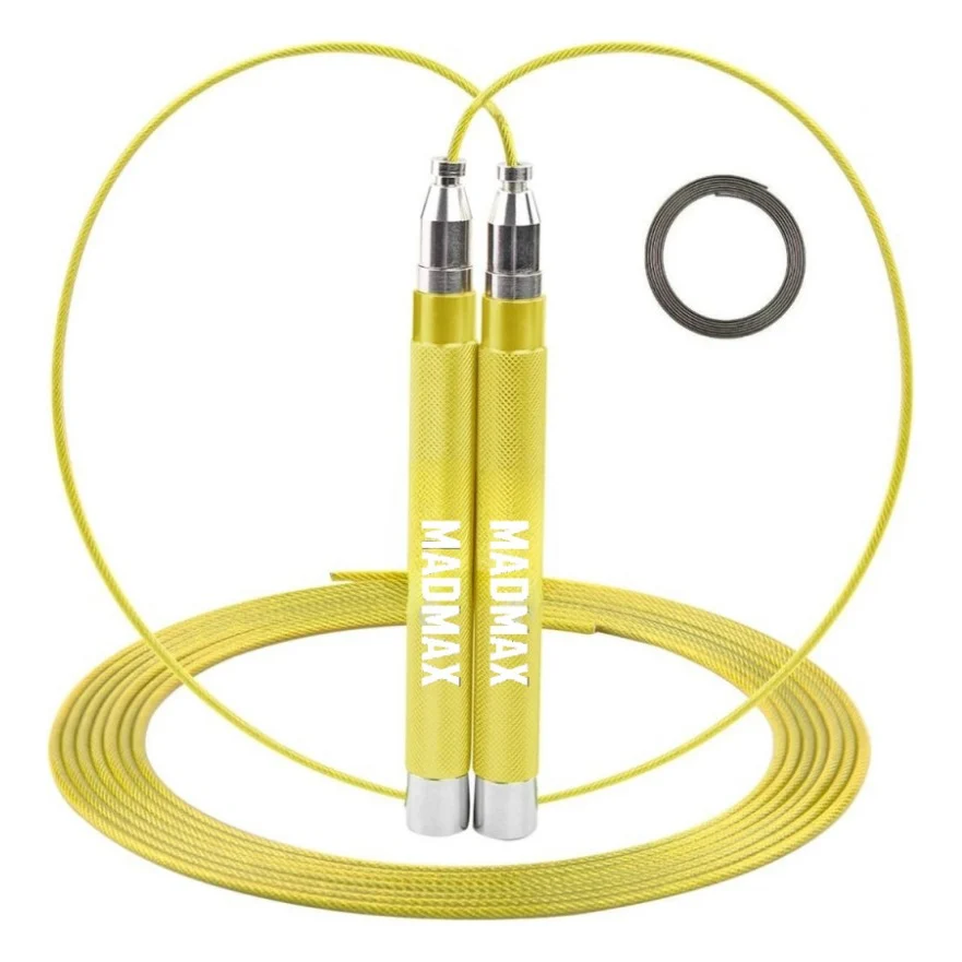 Скакалка MadMax MFA-286 Speed jump rope швидкісна Жовта (MFA-286-YEL-U)