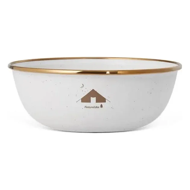 Миска туристична Naturehike емальована CNK2300CW013 біла (6976023923302)