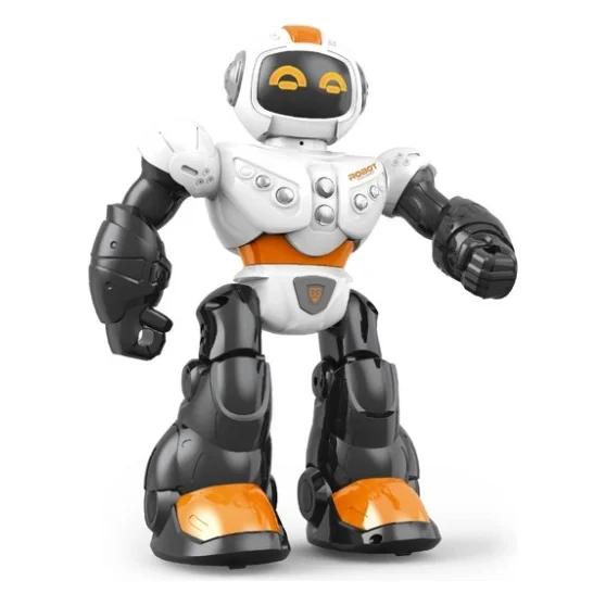 Інтерактивна іграшка ROBOT робот зі зброєю і щитом, зі звуковими, світловими ефектами та записом голосу (3858894673865)
