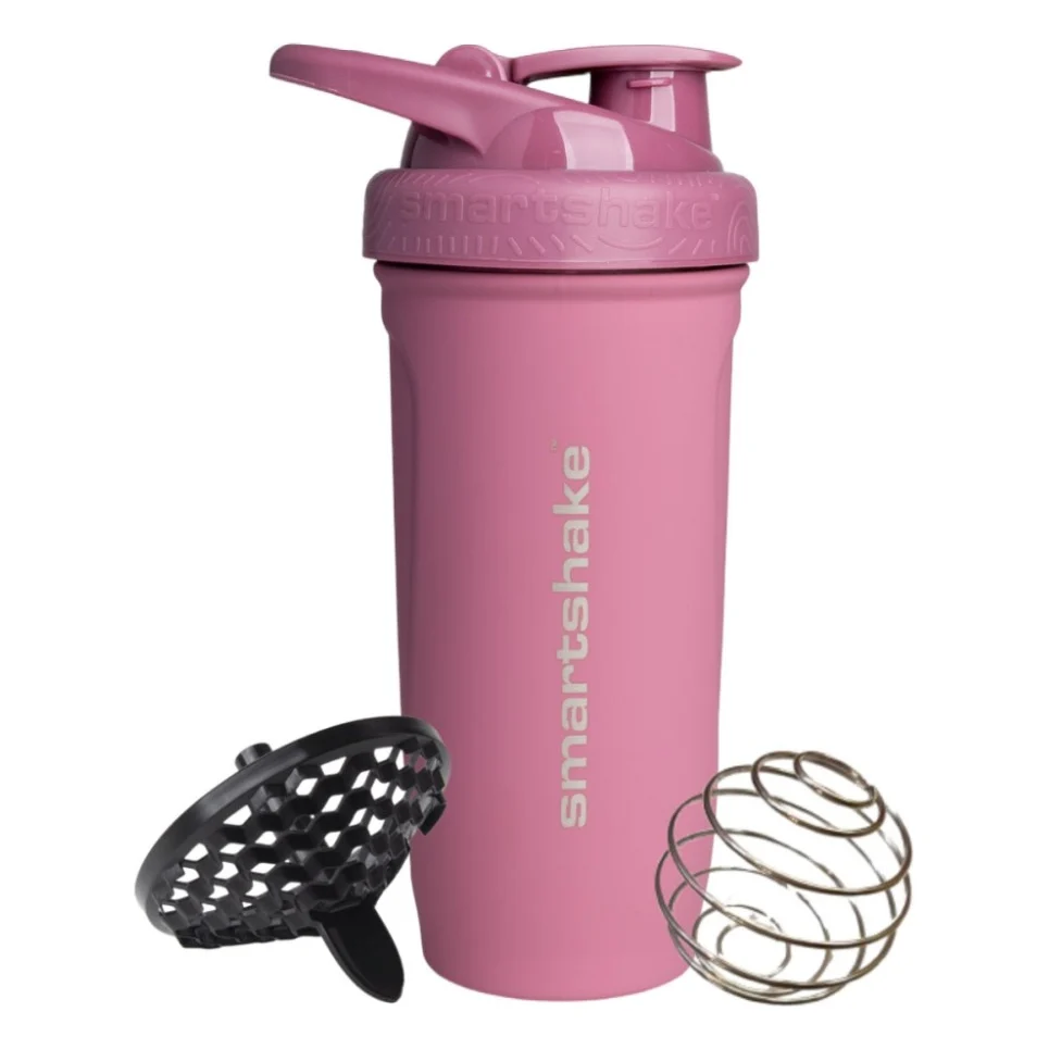 Шейкер спортивний SmartShake Reforce Stainless Steel 30oz/900ml Deep Rose (11153201)