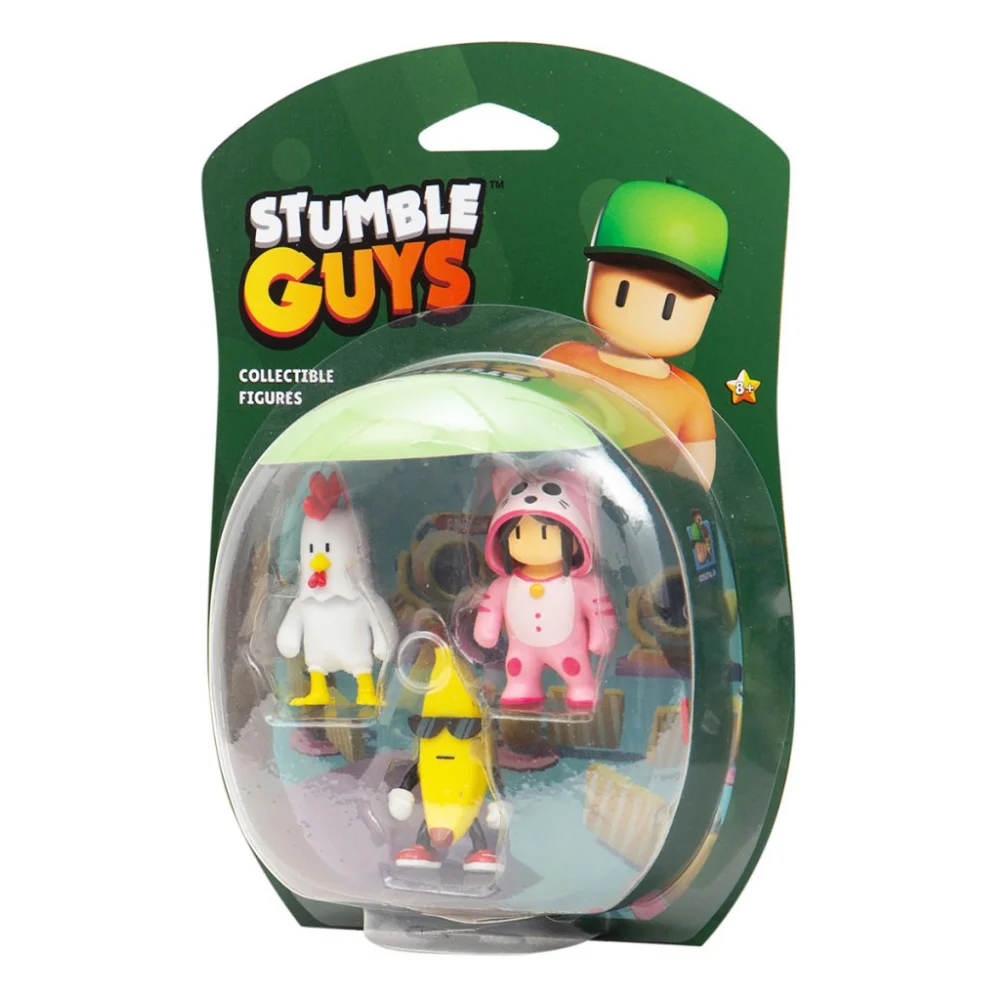 Фігурка Stumble Guys набір колекційних - Курча, Банан, Мяумер (SG2020-6)