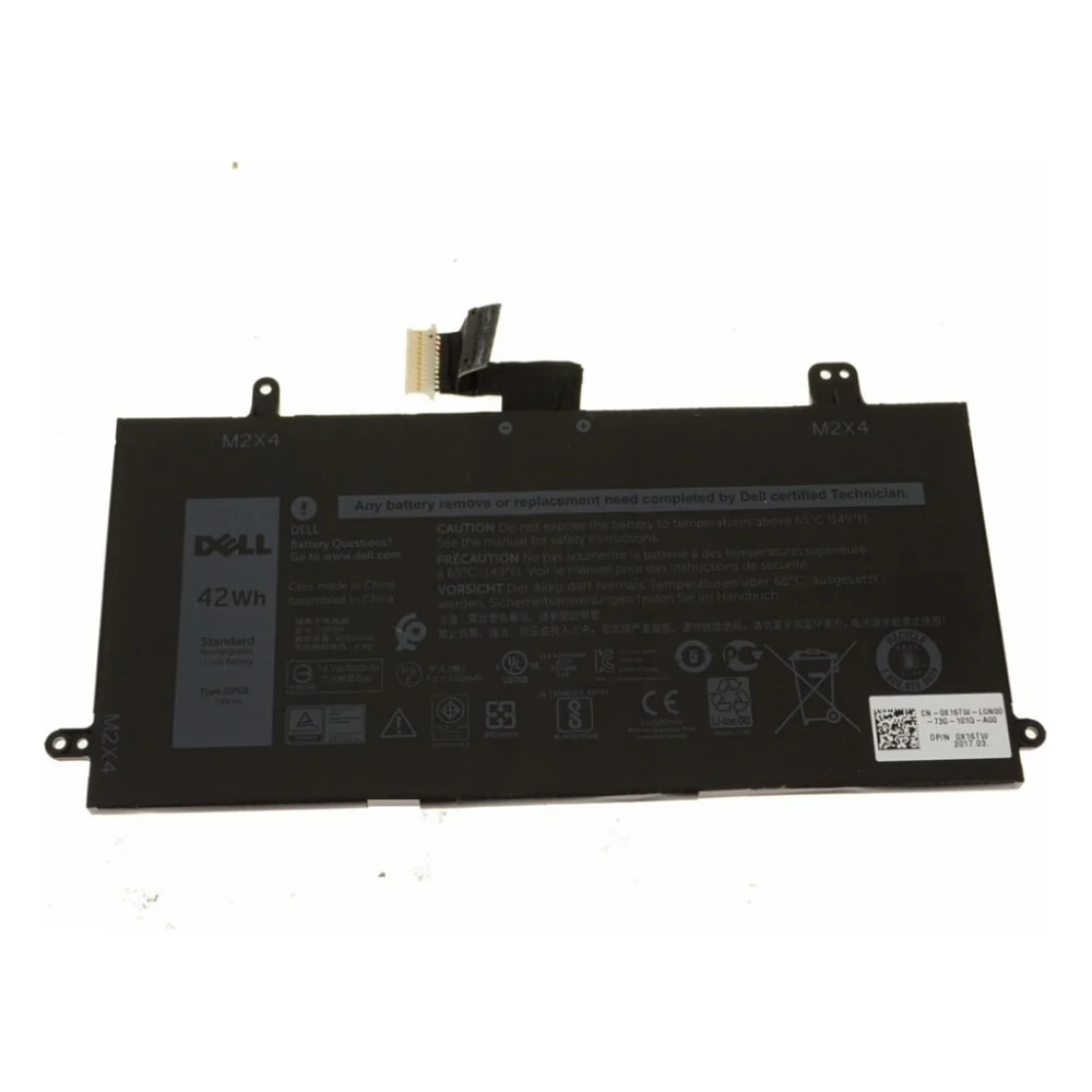 Акумулятор до ноутбука Dell Latitude 5285 J0PGR, 42Wh (5250mAh), 4cell, 7.6V, Li-ion (A47681)