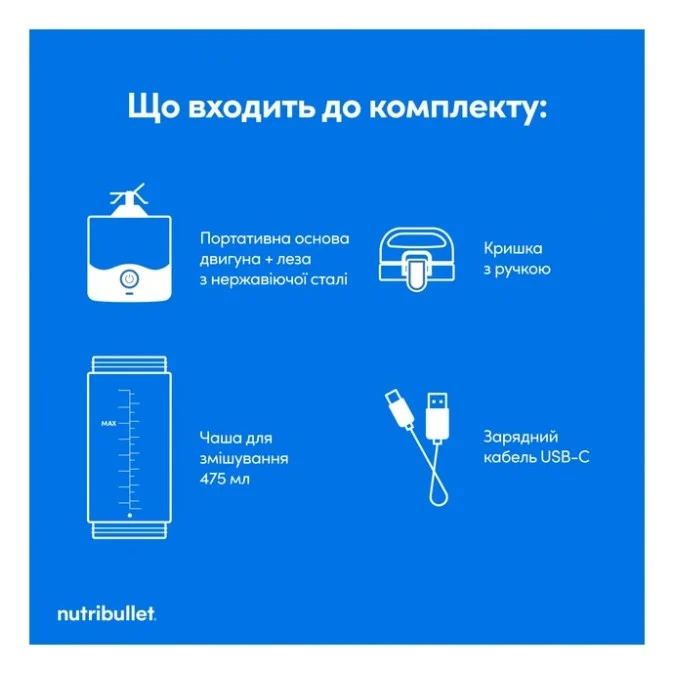 Блендер NUTRIBULLET NBP003PU — фото 8