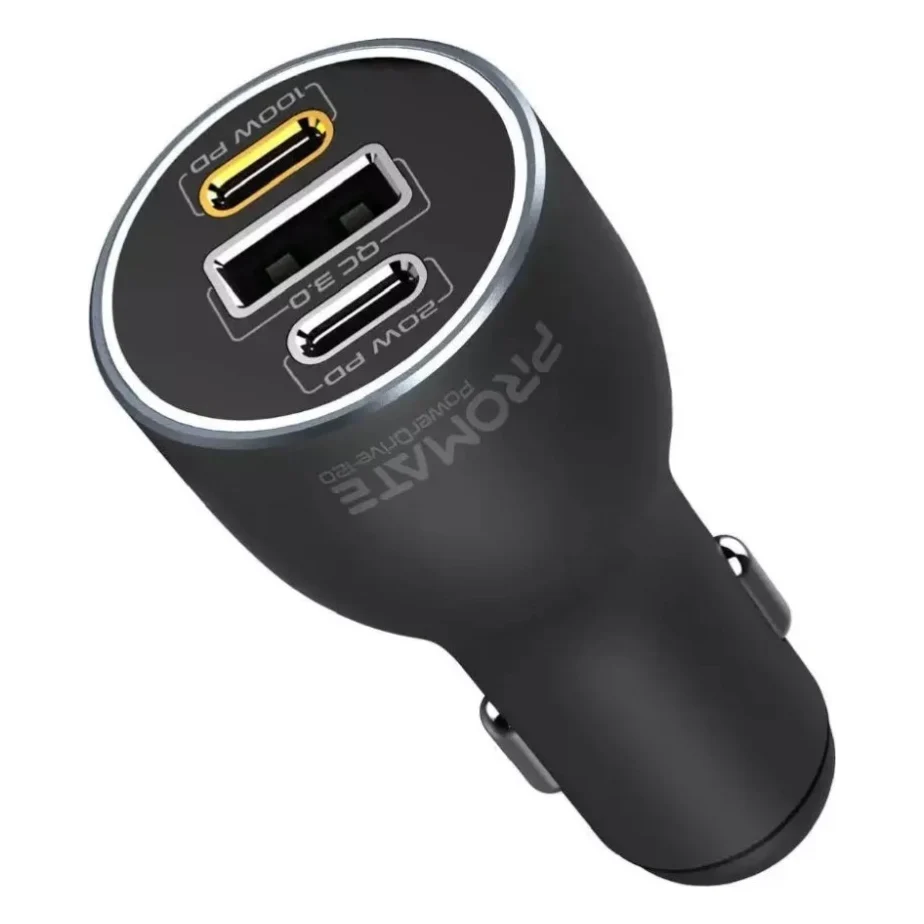 Зарядний пристрій Promate powerdrive-120.black