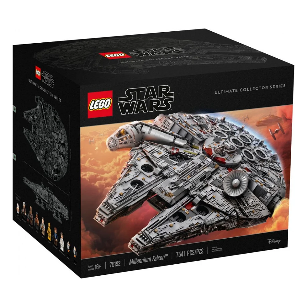 Конструктор LEGO Star Wars Сокол Тысячелетия Millennium Falcon 7541 деталь (75192)