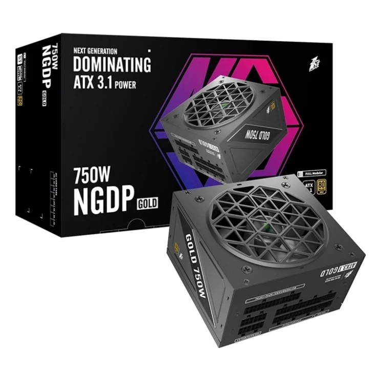 Блок живлення 1stPlayer 750W (NGDP-GLD-750-BK-EU) — фото 8