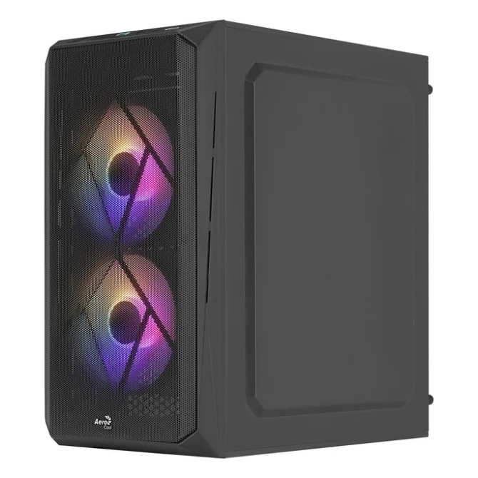 Корпус AeroCool CS-107-A-BK-v2 Black 600W (ACCX-PC14002.11) — фото 7