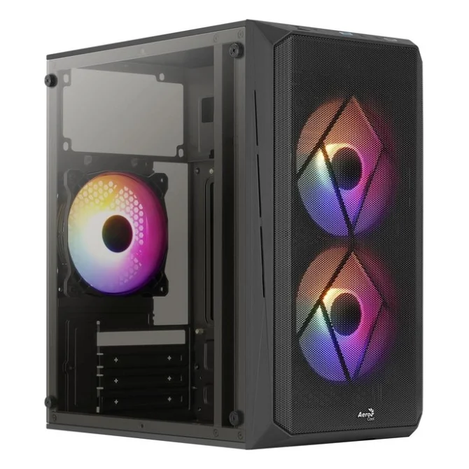 Корпус AeroCool CS-107-A-BK-v2 Black 600W (ACCX-PC14002.11) — фото 9