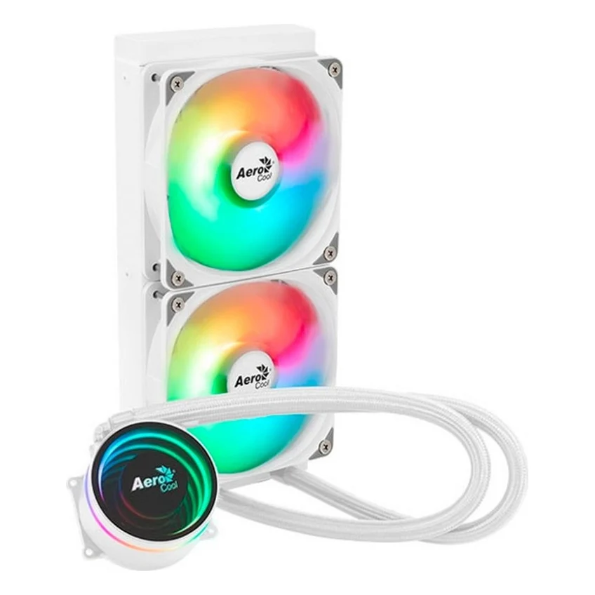 Система рідинного охолодження AeroCool Oasis L240 White (ACLA-OA24117.21) — фото 2