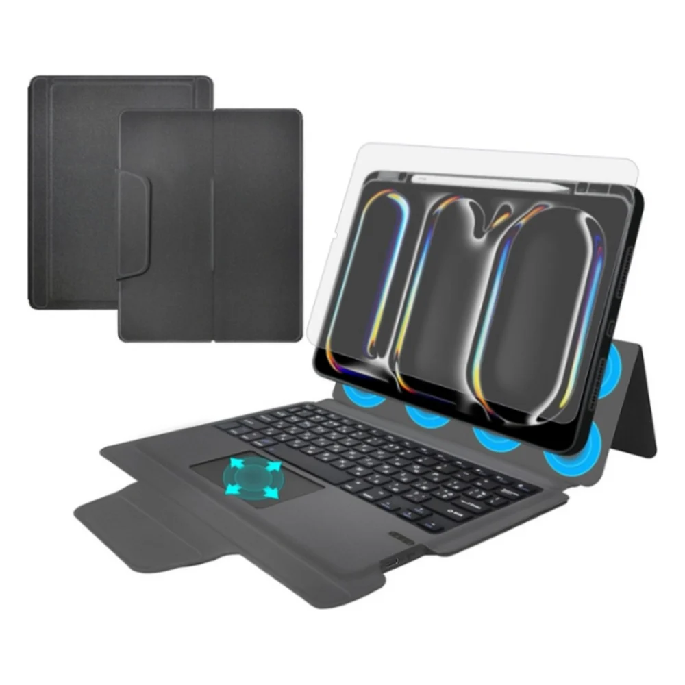 Чохол до планшета AirOn Premium iPad Pro 13 2024 + keyboard (4822352781231)