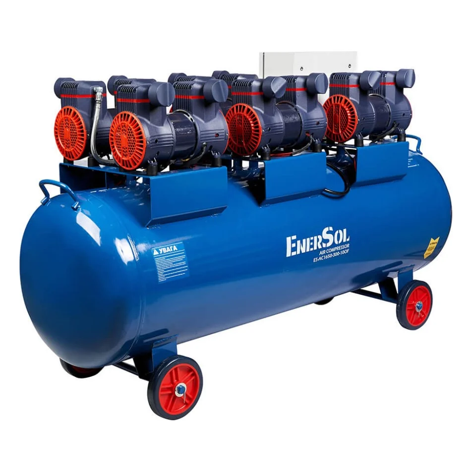 Компресор Enersol безолійний, 1650 л/хв, 8.4 кВт, 126.0 (ES-AC1650-300-10OF) — фото 2
