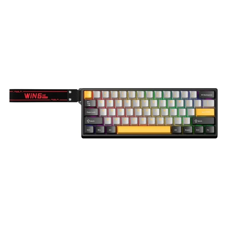 Клавіатура Aula WIN60 HE Max Magnetic Switch USB UA Black (6978080504036)