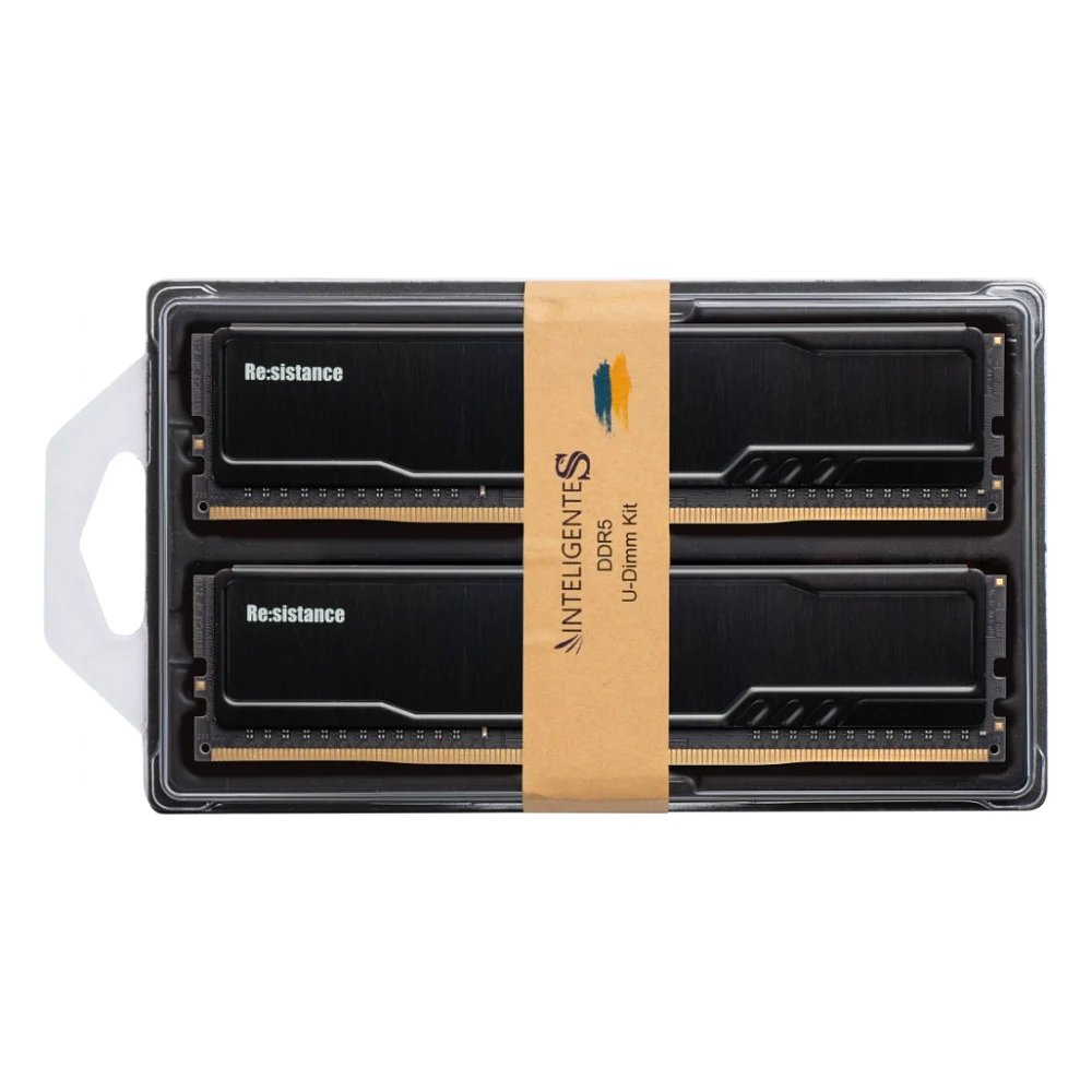 Модуль пам'яті для комп'ютера DDR5 64GB (2x32GB) 5200 MHz CL42 1.1V Resistance INTELIGENTES (IR5BII2/64) — фото 4