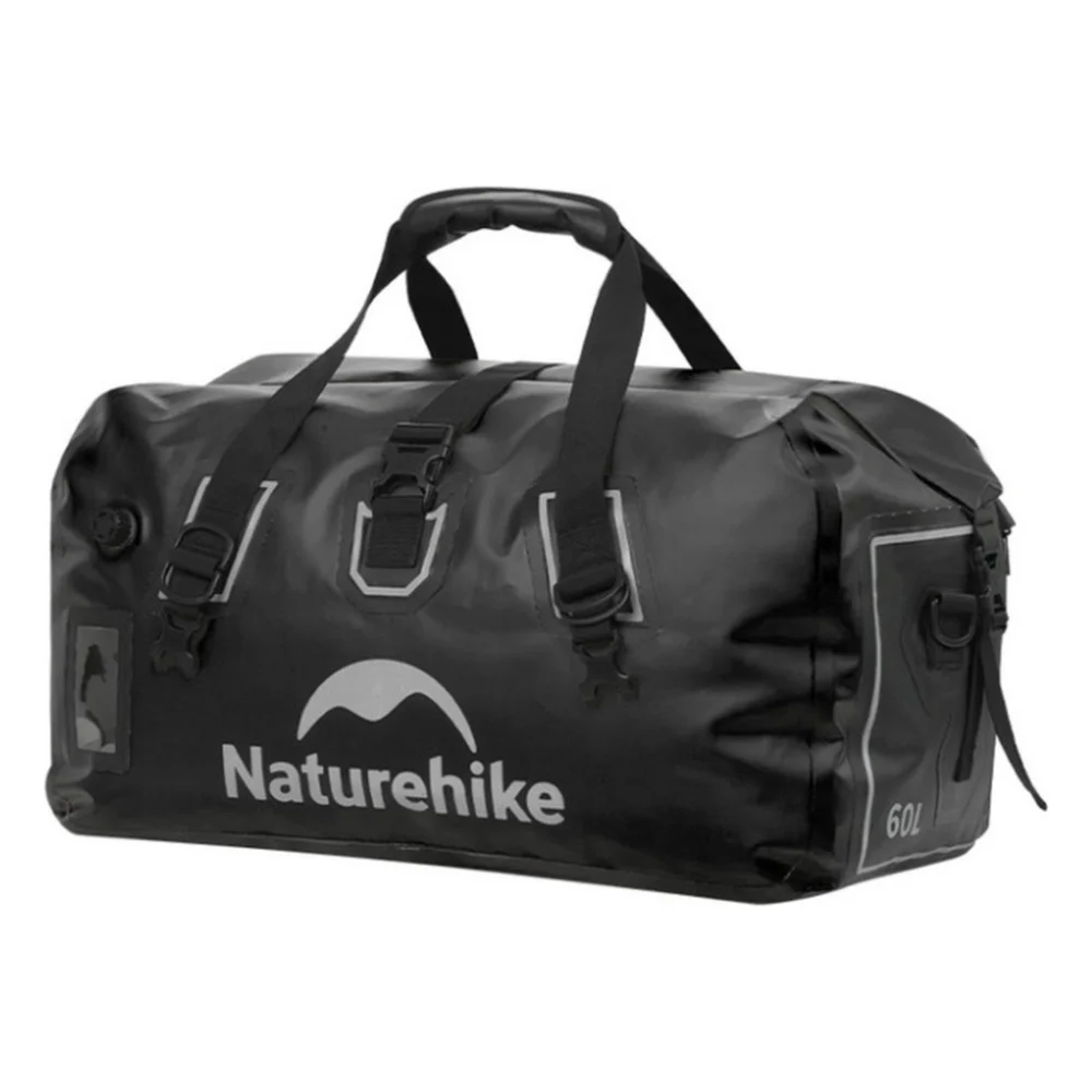 Дорожня сумка Naturehike Водонепроникна CNK2450XB015, 40 л, чорна (6975641883784)
