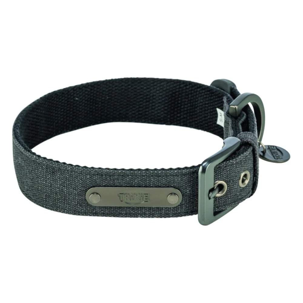 Нашийник для тварин Trixie CityStyle екстраширокий S–M 30–37 см 25 мм чорний (4053032681774) — фото 2