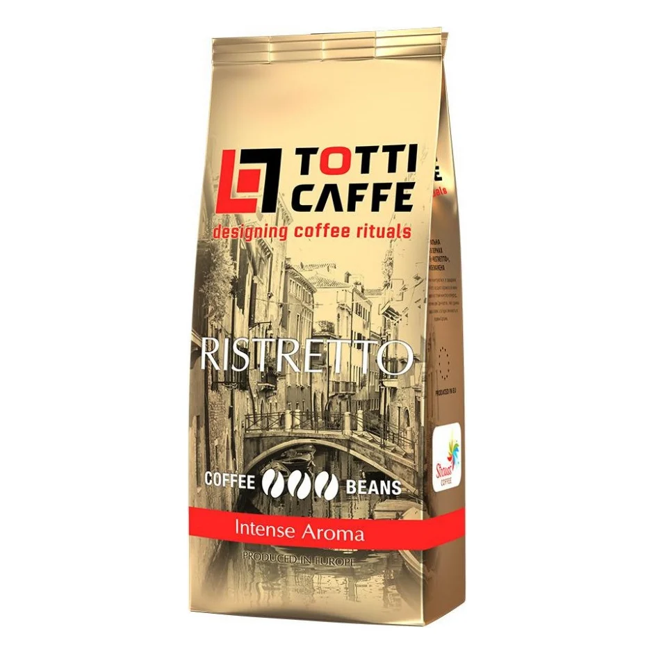 Кава TOTTI Caffe в зернах 1000г пакет, "Ristretto" (tt.52084)