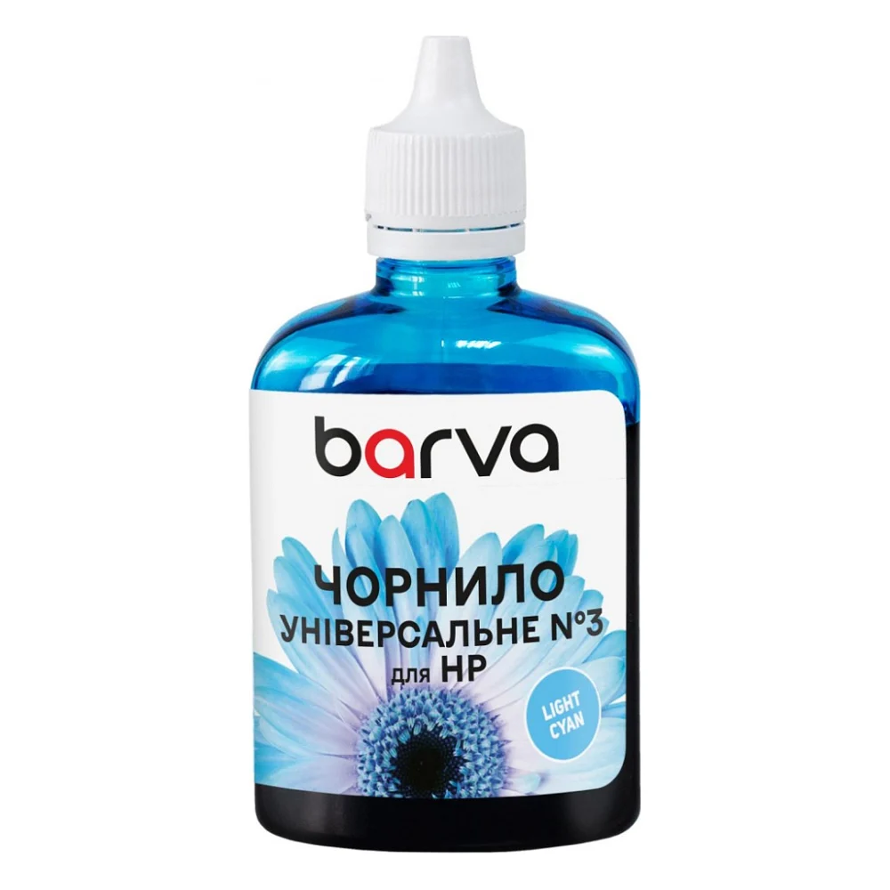 Чорнило Barva HP universal 3 100ml LCyan, water-soluble (HU3-967)