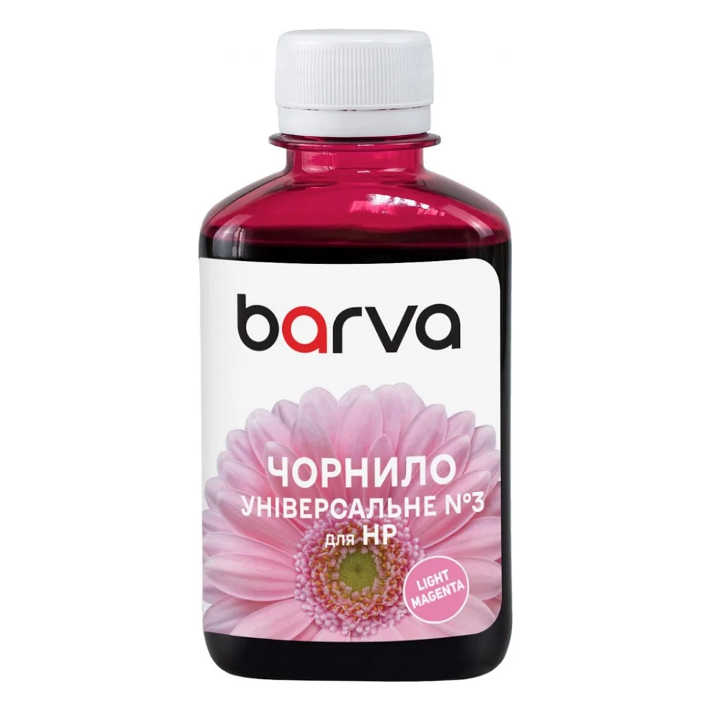 Чорнило Barva HP universal 3 180ml LMagenta, water-soluble (HU3-970)
