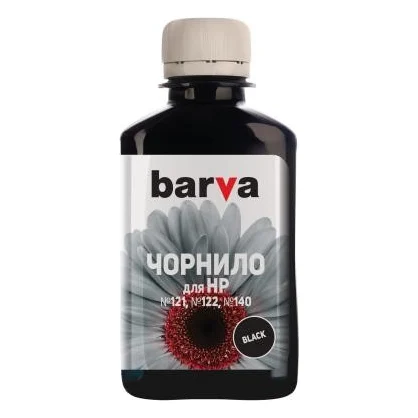 Чорнило Barva HP №121/122/140 BLACK Pigment 180г (H140-177)