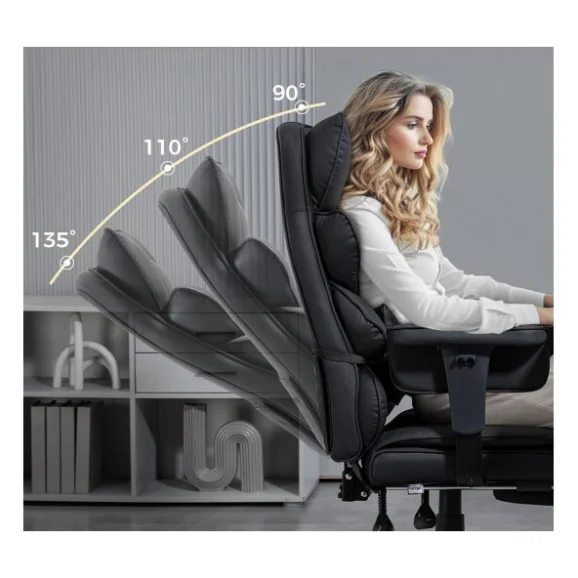 Офісне крісло GT Racer B-2511 Fabric Black — фото 5