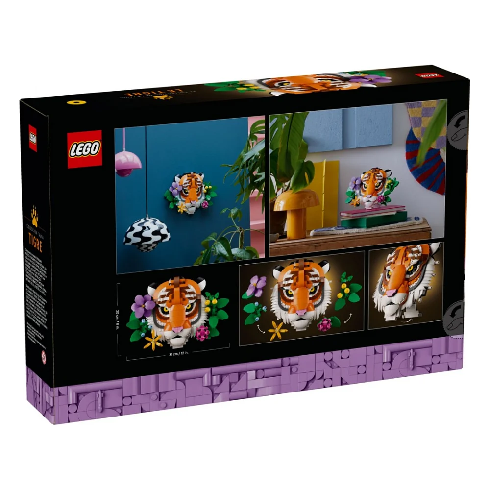 Конструктор LEGO Art Колекція фауни - Тигр (31217) — фото 5