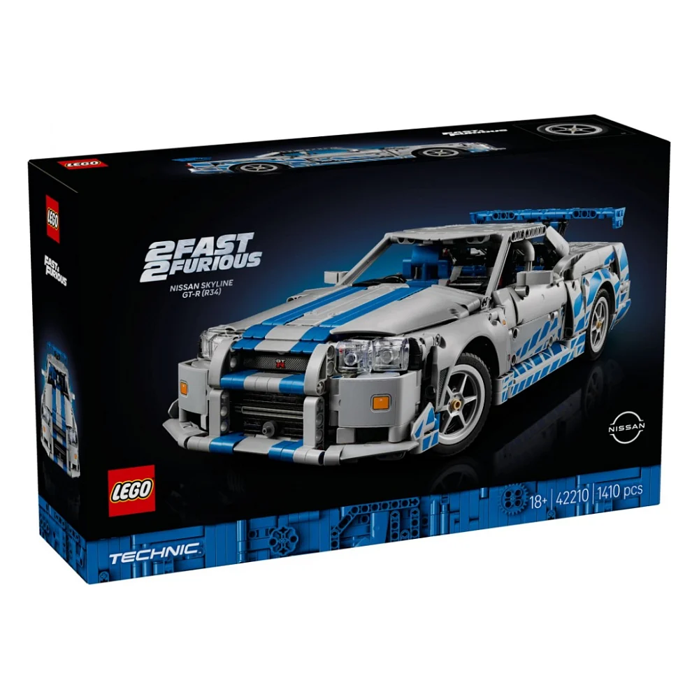 Конструктор LEGO Technic Подвійний форсаж Автомобіль Nissan Skyline GT-R (42210)