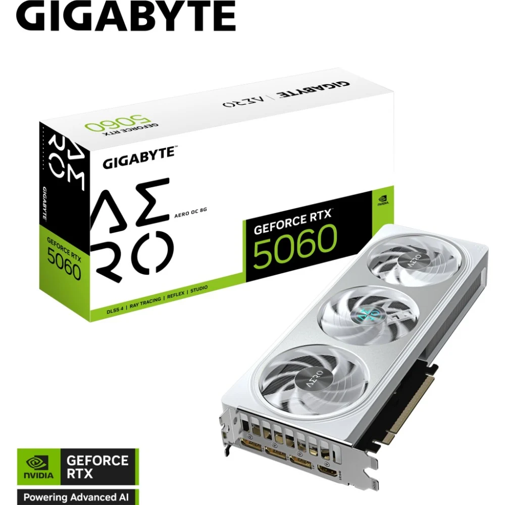 Відеокарта GIGABYTE GeForce RTX 5060 8192Mb AERO OC (GV-N5060AERO OC-8GD — фото 11