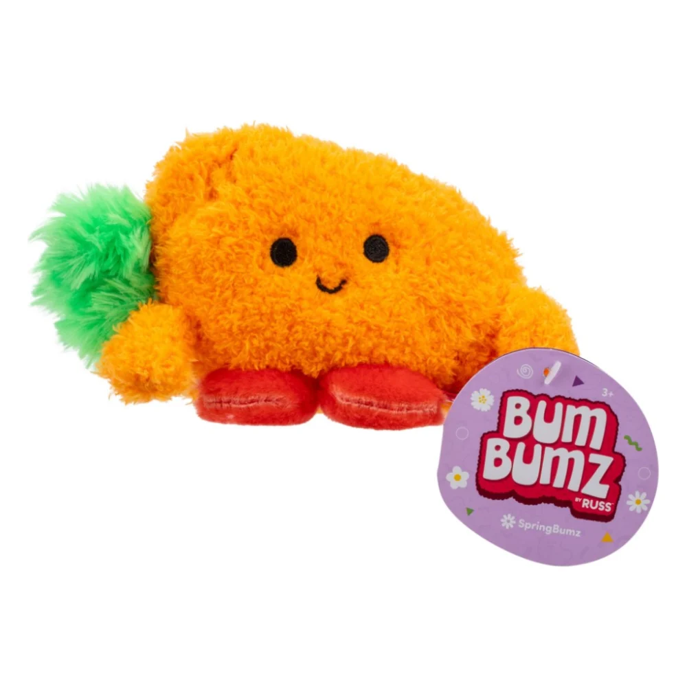 М'яка іграшка BumBumz SpringBumz Морква Карсон, 11 см (RBBZ00611)