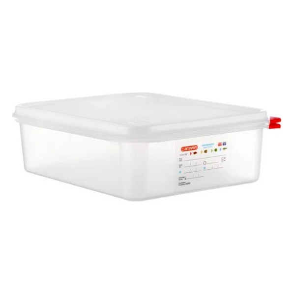 Харчовий контейнер Araven з кришкою GN 1/2 h-6,5 см 3,8 л (03032)