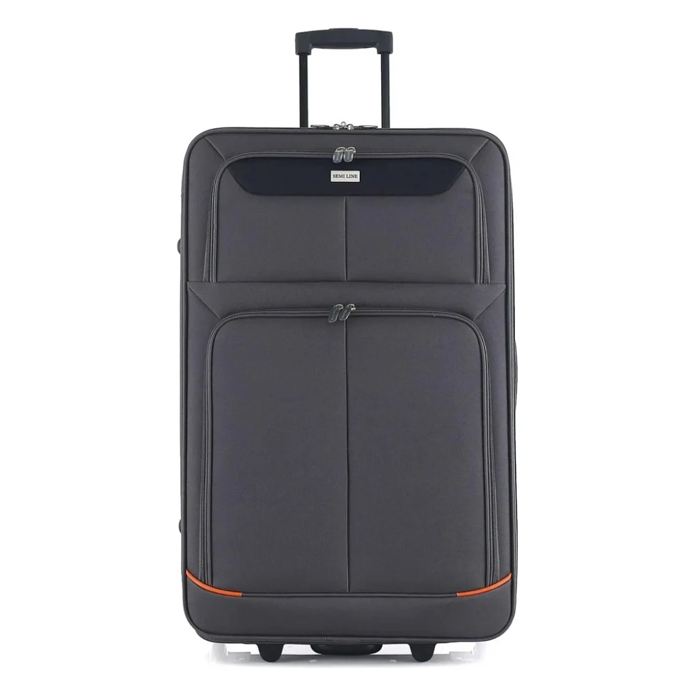 Валіза Semi Line 28" L T5754-3 Grey/Orange Lines (DAS303344)