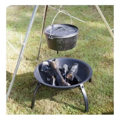 Котел туристичний Bo-Camp Dutch Oven Cast Iron 31 cm / 7.1 L Black (2122415) (DAS303291) — фото 4