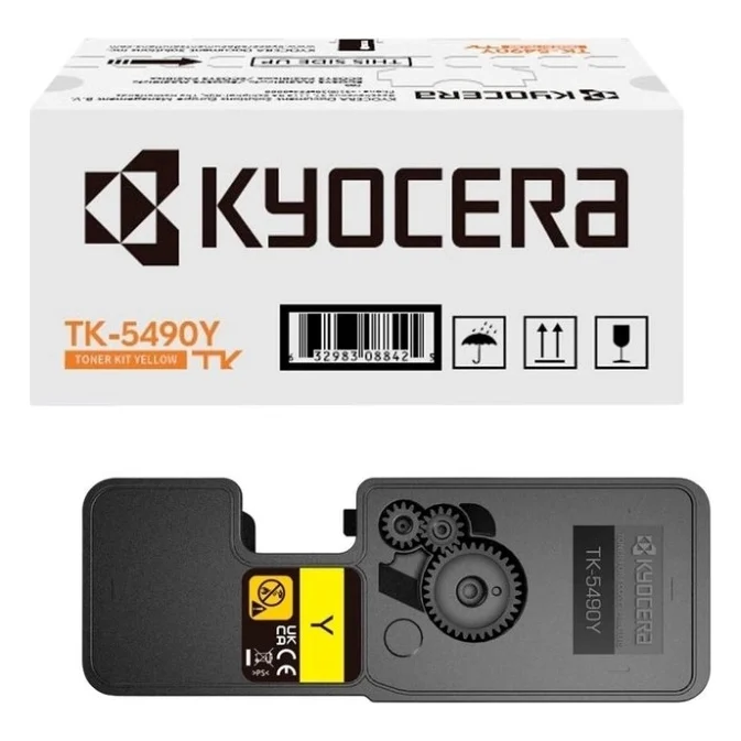 Тонер-картридж Kyocera TK-5490Y, 2.4K (1T0C22ANL1)