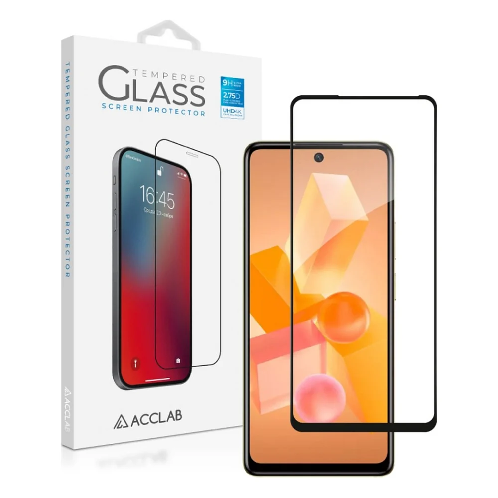 Скло захисне ACCLAB Full Glue Infinix Hot 40 Pro Black (1283126589225)