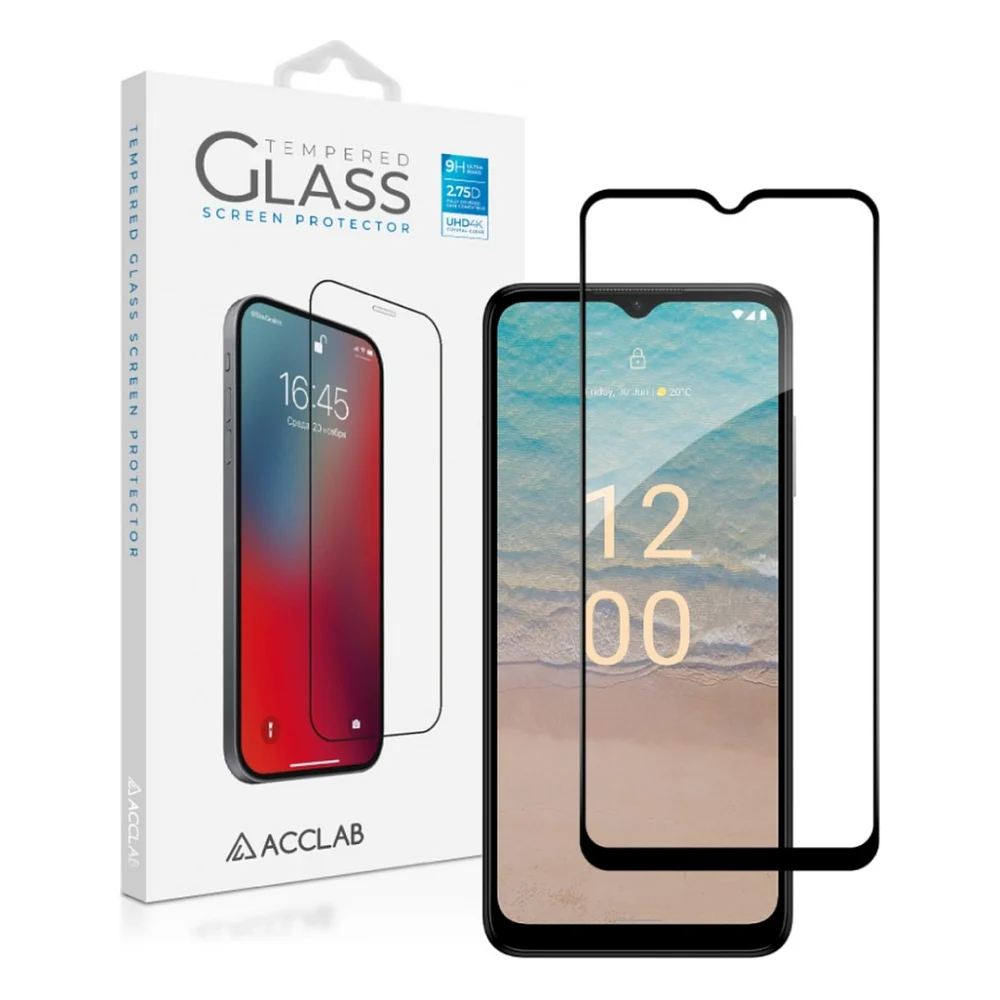 Скло захисне ACCLAB Full Glue Nokia G22 Black (1283126582158)