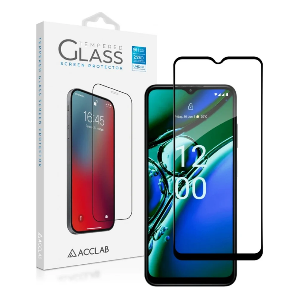 Скло захисне ACCLAB Full Glue Nokia G42 5G Black (1283126582097)