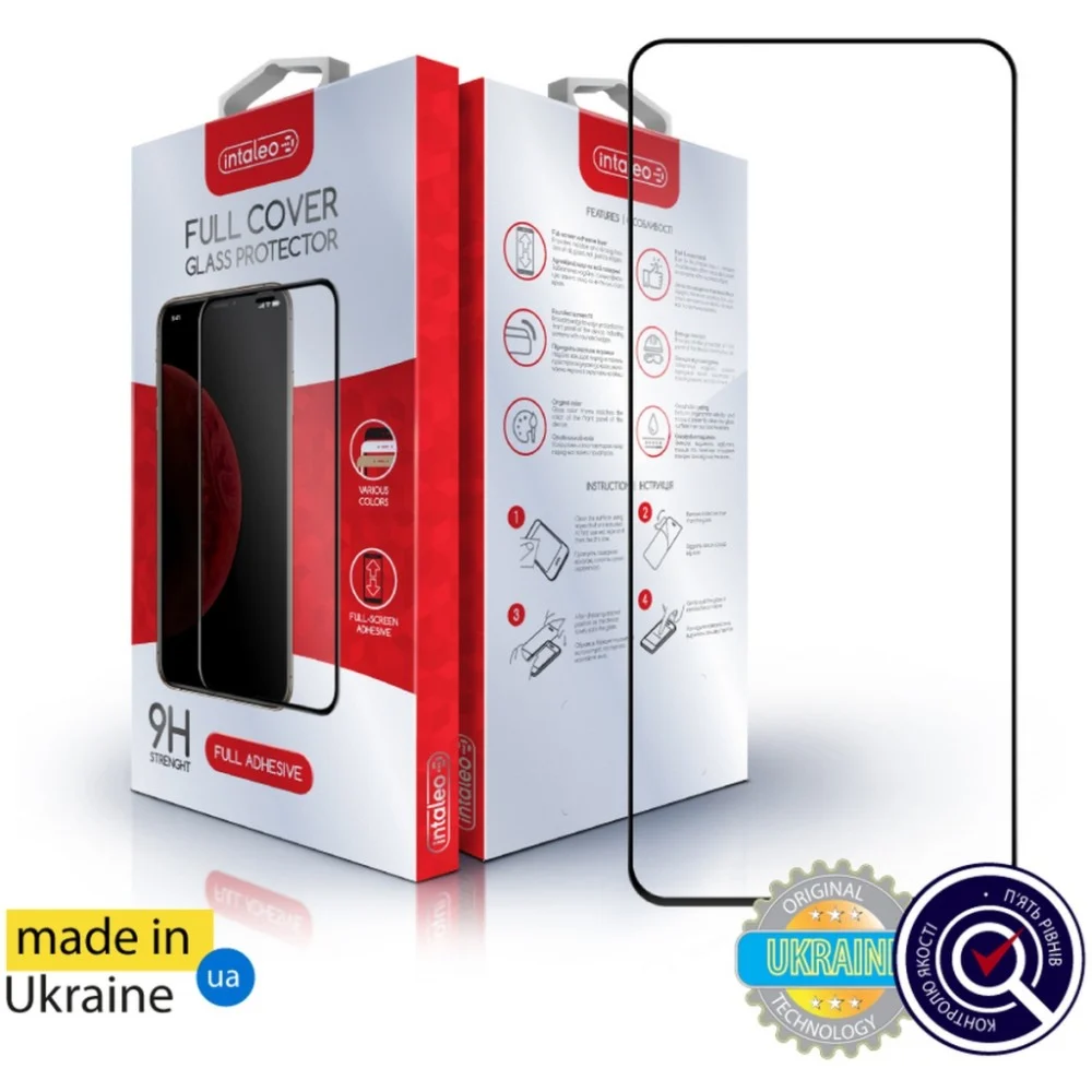 Скло захисне Intaleo Full Glue Realme 12 4G Black (1283126598753)