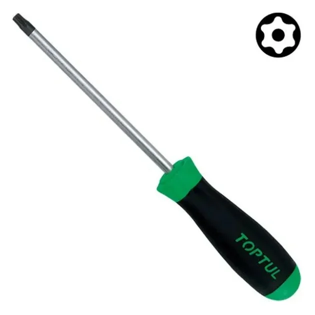 Викрутка Toptul зірочка T8 з отвором (FEAB0808)