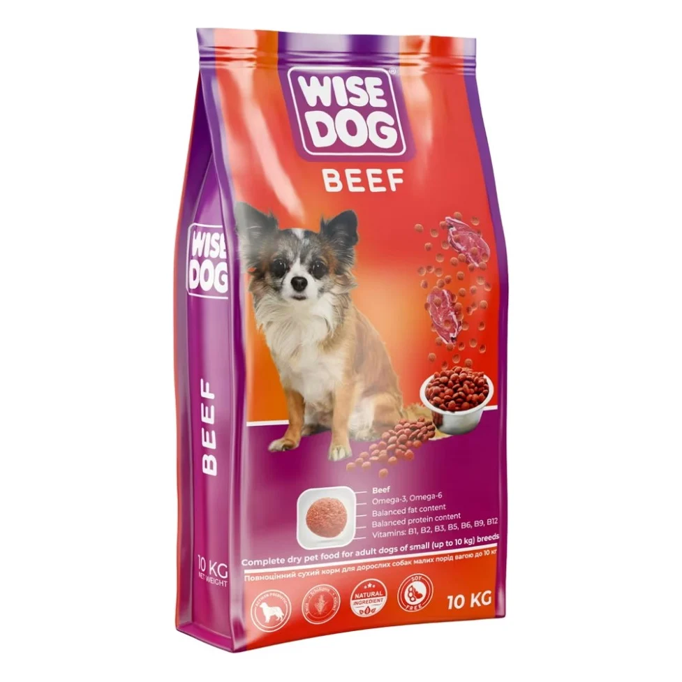 Сухий корм для собак Wise Dog Beef 500 г (4820111141623)