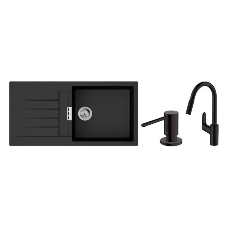 Мийка кухонна Hansgrohe S520-F480 + зміш. Focus M41 (43358600)