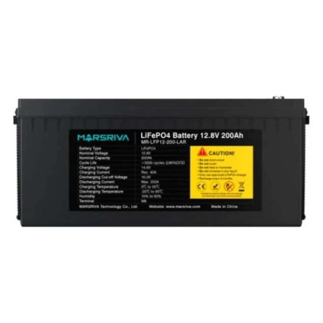 Батарея LiFePo4 Marsriva 12.8V 200Ah V3 (MR-LFP12-200-LAR V3)