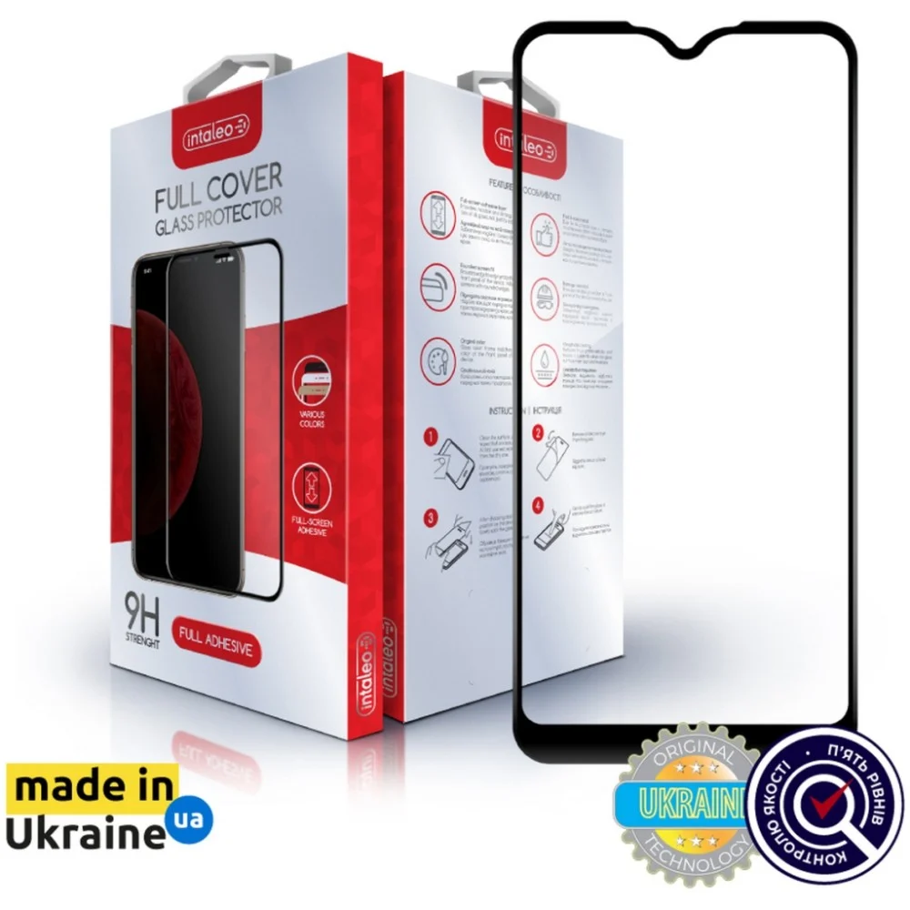 Скло захисне Intaleo Full Glue Samsung A15 Black (1283126583063)