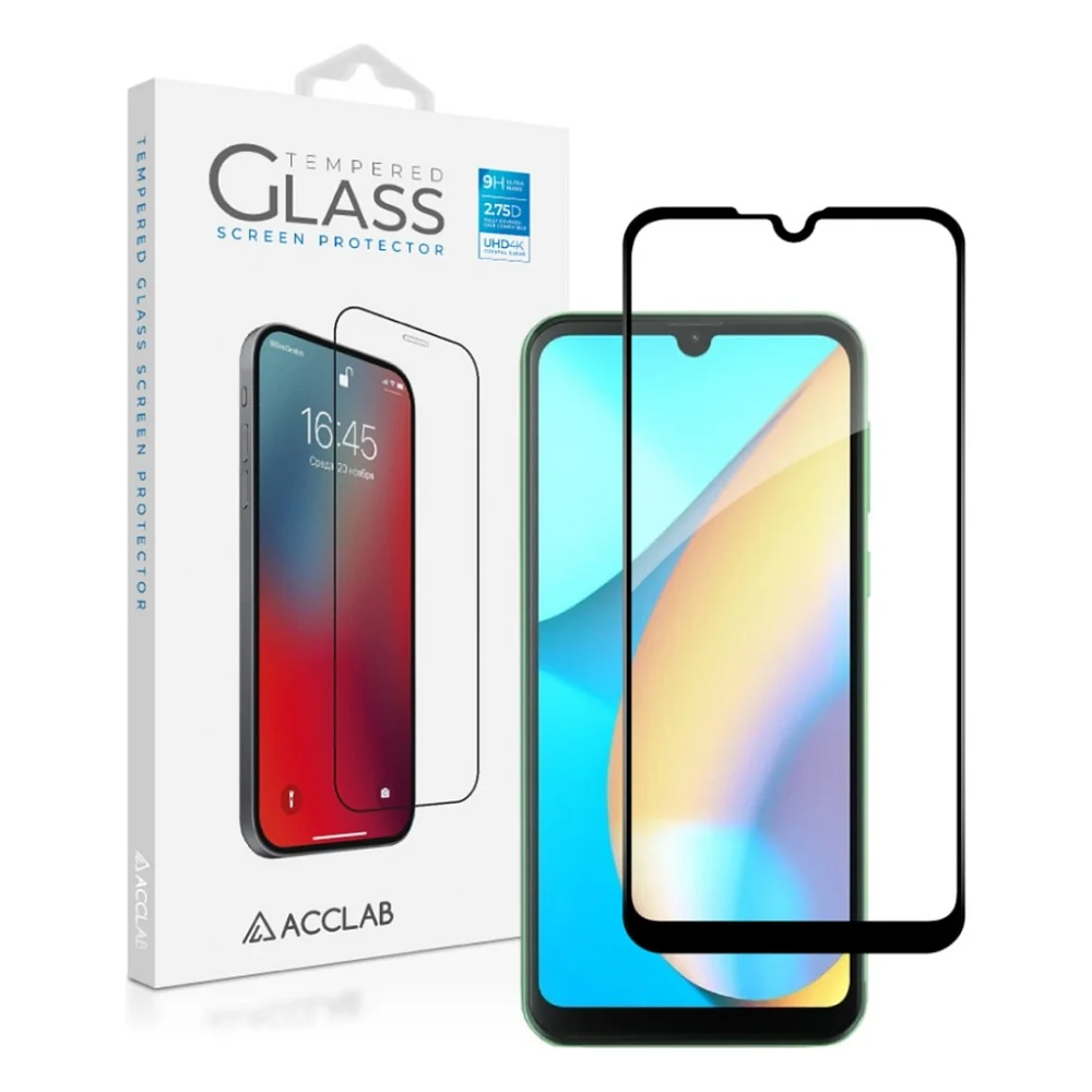 Скло захисне ACCLAB Full Glue Oscal C20 Pro Black (1283126582042)