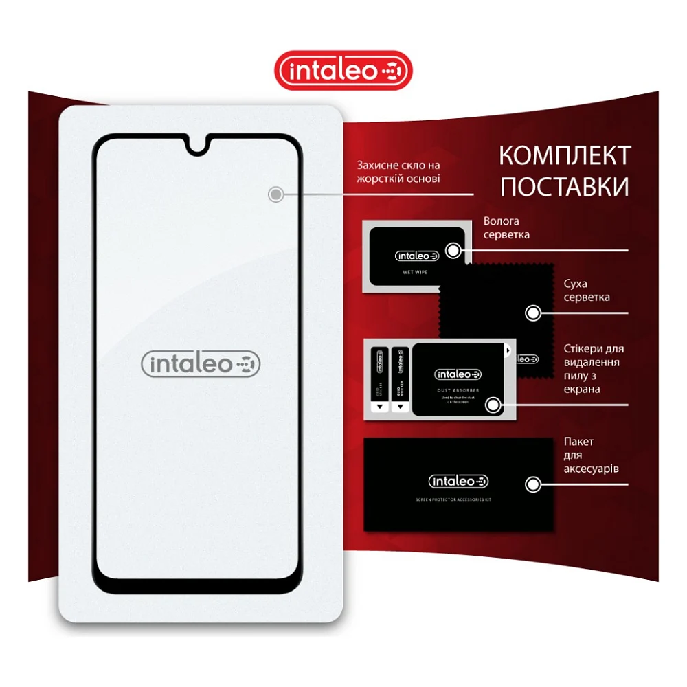 Скло захисне Intaleo Full Glue Samsung A16 Black (1283126598715) — фото 8