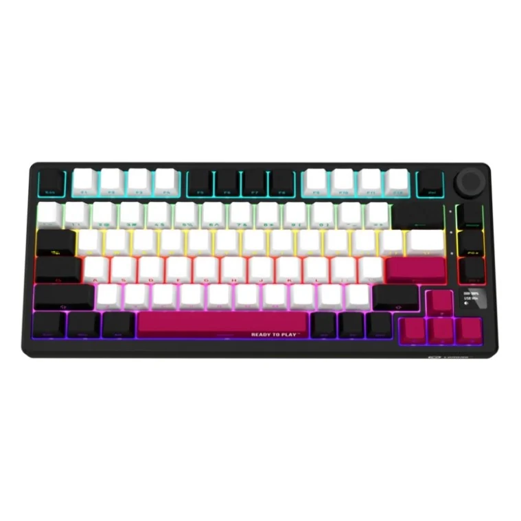 Клавіатура Lorgar KBP7075W Pro RGB Wireless/Bluetooth/USB UA Black/red (LRG-KBP7075W-BK-US)