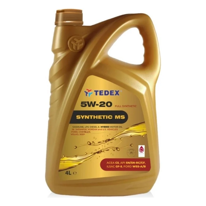 Моторна олива TEDEX SYNTHETIC (MS) MOTOR OIL 5W20 - 4л