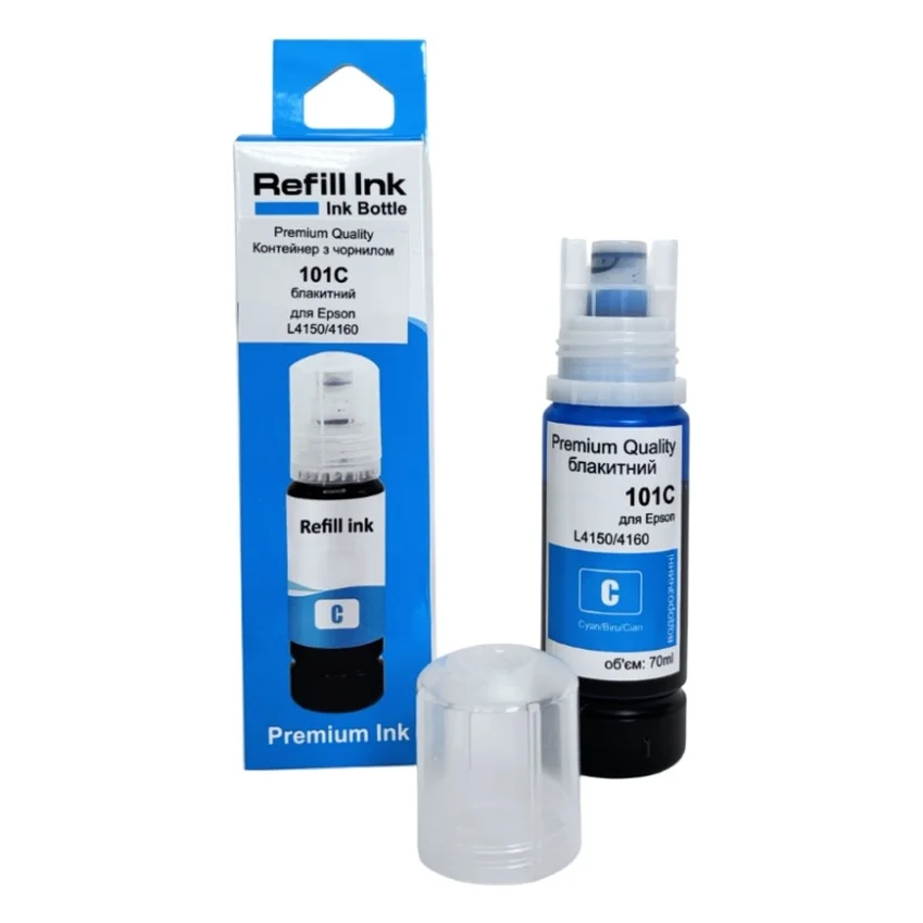 Чорнило Premium Quality Epson 101C 70мл Cyan (70264887)
